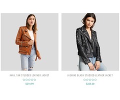 Get Best Studded Leather Jackets For Women Online at Best Price | free-classifieds-usa.com - 1