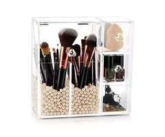 Hblife Makeup Brush Holder, Acrylic Makeup Organizer With 2 Brush  | free-classifieds-usa.com - 1