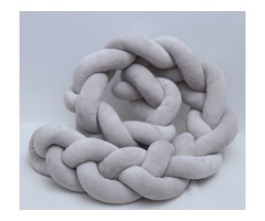 Ditch the regular baby pillows with a long knotted pillow/crib bumper | free-classifieds-usa.com - 1