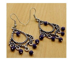 Oxidized Silver-tone Designer Fashion Jewelry Dangle Earring Set | free-classifieds-usa.com - 1