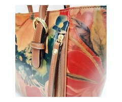 100% Argentinian Floral Cowhide Leather Tote Styled Handbag Purse For $175 | free-classifieds-usa.com - 2