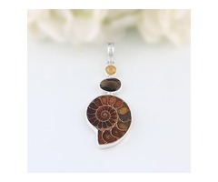 Buy Ammonite Stone Jewelry Online At Wholesale Price | Sanchi and Filia P Designs | free-classifieds-usa.com - 2