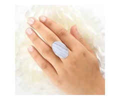 Buy Blue Lace Agate Stone Jewelry Online At Wholesale Price | Sanchi and Filia P Designs | free-classifieds-usa.com - 1