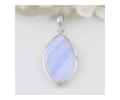 Buy Blue Lace Agate Stone Jewelry Online At Wholesale Price | Sanchi and Filia P Designs | free-classifieds-usa.com - 2