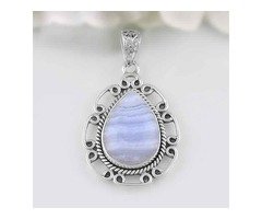 Buy Blue Lace Agate Stone Jewelry Online At Wholesale Price | Sanchi and Filia P Designs | free-classifieds-usa.com - 3