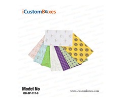 Buy Custom tissue paper wholesale at iCustomBoxes | free-classifieds-usa.com - 1