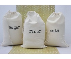 Cotton Flour Bag, Cotton Food Packing Bag, Rice Bag, Promotional Storage Bag | free-classifieds-usa.com - 2