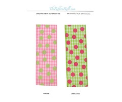 Gingham Check Dots Bright Wired Edge Ribbon - The Ribbon Roll | free-classifieds-usa.com - 2