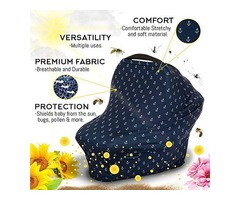 Cool Beans Baby Car Seat Canopy and Breastfeeding Nursing Cover  | free-classifieds-usa.com - 3