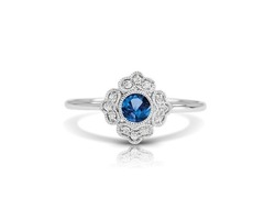 14K Sapphire and Diamond Fashion Ring - SKU: S1DR147-SA | free-classifieds-usa.com - 1