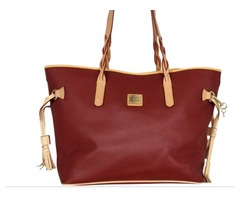 Pre-Owned Dooney & Bourke - Red Leather Tote Bag  Guaranteed Authentic | free-classifieds-usa.com - 1