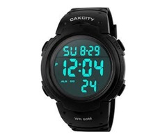 CakCity Men’s Digital Sports Watch LED Screen Large Face Military Watches  | free-classifieds-usa.com - 1