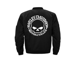 Harley Davidson Skull Logo Bomber Jacket | free-classifieds-usa.com - 4