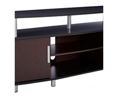 Ameriwood Home Carson TV Stand For TVs Up To 50 Inches Wide (Cherry/Black) | free-classifieds-usa.com - 1