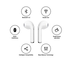Bluetooth Wireless Earbuds (white) | free-classifieds-usa.com - 3