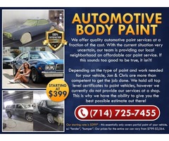 STARTING AT *$399 AUTO BODY PAINT | free-classifieds-usa.com - 2