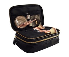 Joligrace Makeup Train Case For Girls Cosmetic Box Jewelry Organizer Storage Trays With Mirror (Unic | free-classifieds-usa.com - 3