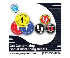Get Customizing Social Distancing Decals – RegaloPrint  | free-classifieds-usa.com - 1