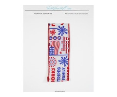 Fun Fourth of July Wired Edge Ribbon - The Ribbon Roll | free-classifieds-usa.com - 2