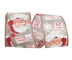 Dear Santa Vintage Wired Edge Ribbon for Christmas in July | free-classifieds-usa.com - 1
