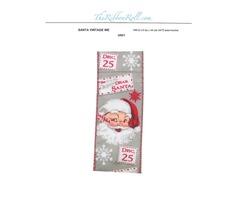 Dear Santa Vintage Wired Edge Ribbon for Christmas in July | free-classifieds-usa.com - 2