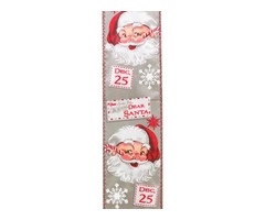 Dear Santa Vintage Wired Edge Ribbon for Christmas in July | free-classifieds-usa.com - 3