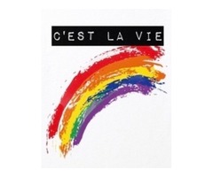 c'est la vie T-shirt in colors by Haky France Store | free-classifieds-usa.com - 2