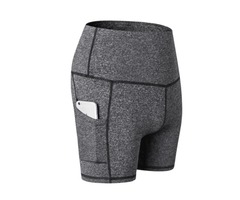 Women's High Waist Sports Short Workout Running Fitness Leggings Female Shorts Gym Leggings With Sid | free-classifieds-usa.com - 1