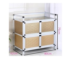 MULTI FUNCTIONAL SIMPLE ASSEMBLY BUFFET CUPBOARD SIDE TABLE | free-classifieds-usa.com - 1