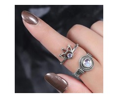 925 SILVER MOONSTONE RING-NEAT ENTICEMENT | free-classifieds-usa.com - 2