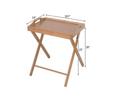 Portable Bamboo Serving Tray Stand | free-classifieds-usa.com - 2