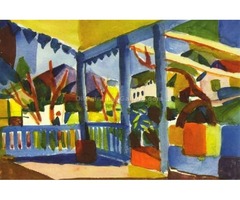 Buy Paintings of Famous Artists August Macke Online | free-classifieds-usa.com - 2