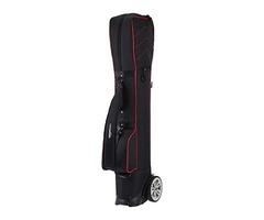 Amazon Basics Wheeled Golf Club Travel Bag – Red | free-classifieds-usa.com - 1
