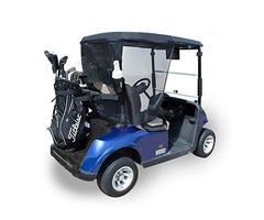Madjax 01-001 Genesis 150 Rear Flip Seat Kit for 2004-Up Club Car Precedent Golf Carts Buff Cushions | free-classifieds-usa.com - 1