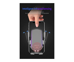ACE AUTOMATIC CLAMPING QI WIRELESS CAR CHARGER MOUNT INFRARED SENSOR FAST CHARGING HOLDER | free-classifieds-usa.com - 1