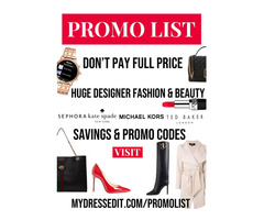 Women's Designer Fashion & Cosmetics Promo Codes - Updated Daily | free-classifieds-usa.com - 1