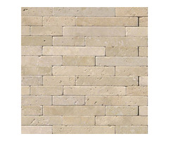 Shop For Online Chiaro Travertine 8x18 Tumbled Stone Veneer | free-classifieds-usa.com - 1
