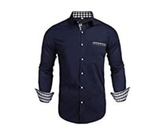 Alex Vando Mens Dress Shirts Regular Fit Long Sleeve Men Shirt. price: $16.99 - $22.99 | free-classifieds-usa.com - 2