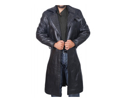 Blade Runner Ryan Gosling Black Leather Fur Jacket | free-classifieds-usa.com - 1