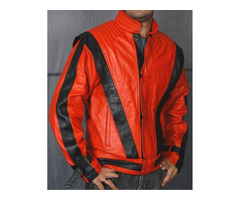 Happy Christmas| MICHAEL JACKSON VINTAGE 80S RED LEATHER JACKET | free-classifieds-usa.com - 2