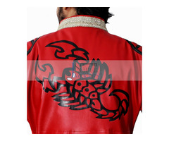 Happy Christmas| Sting Scorpion Red Leather Coat  | free-classifieds-usa.com - 2