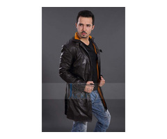 "Happy Christmas" Pearce Aiden Watch Dogs Black Leather Coat | free-classifieds-usa.com - 2