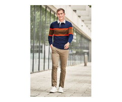 Stylish Navy Knitted Rugby Shirt For Sale | free-classifieds-usa.com - 1