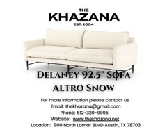 Delaney 92.5" Sofa, Altro Snow | free-classifieds-usa.com - 1