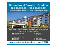Commercial Funding – All Type Properties – No Personal Income Docs - $2Million - $20Million!  | free-classifieds-usa.com - 1