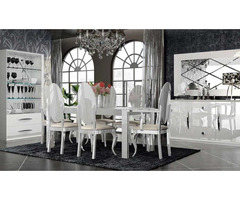Shop for Carmen Dining Room Set in White | free-classifieds-usa.com - 1