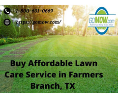 Buy Affordable Lawn Care Service in Farmers Branch, TX - Gomow | free-classifieds-usa.com - 1