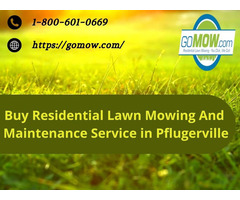Buy Residential Lawn Mowing And Lawn Maintenance Service in Pflugerville - Gomow | free-classifieds-usa.com - 1