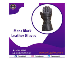 Mens Black Leather Gloves | free-classifieds-usa.com - 1