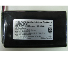 Li-ion battery Panasonic 653864 2S1P 7.2V 2330mAh | free-classifieds-usa.com - 1